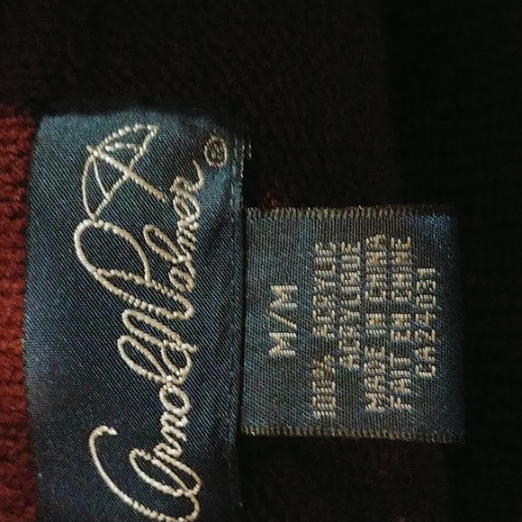 Men's medium burgundy sweater vest - Picture 5 of 6